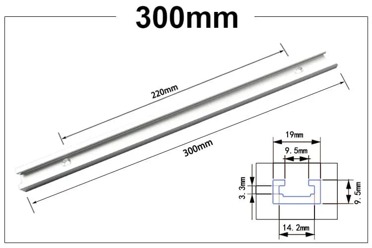 Aluminium T-Nuten-Führungsschiene mit Vorrichtung