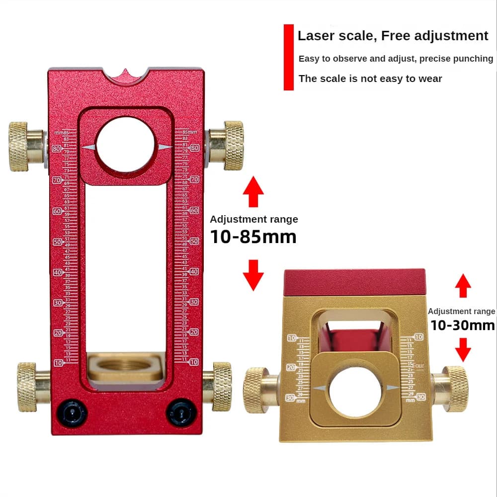 2-in-1 Dübelvorrichtung und Bohrer-Set, 6-15mm