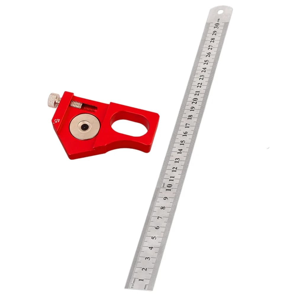 Stahl-Lineal-Anschlagblock mit Winkel-Winkelmesser