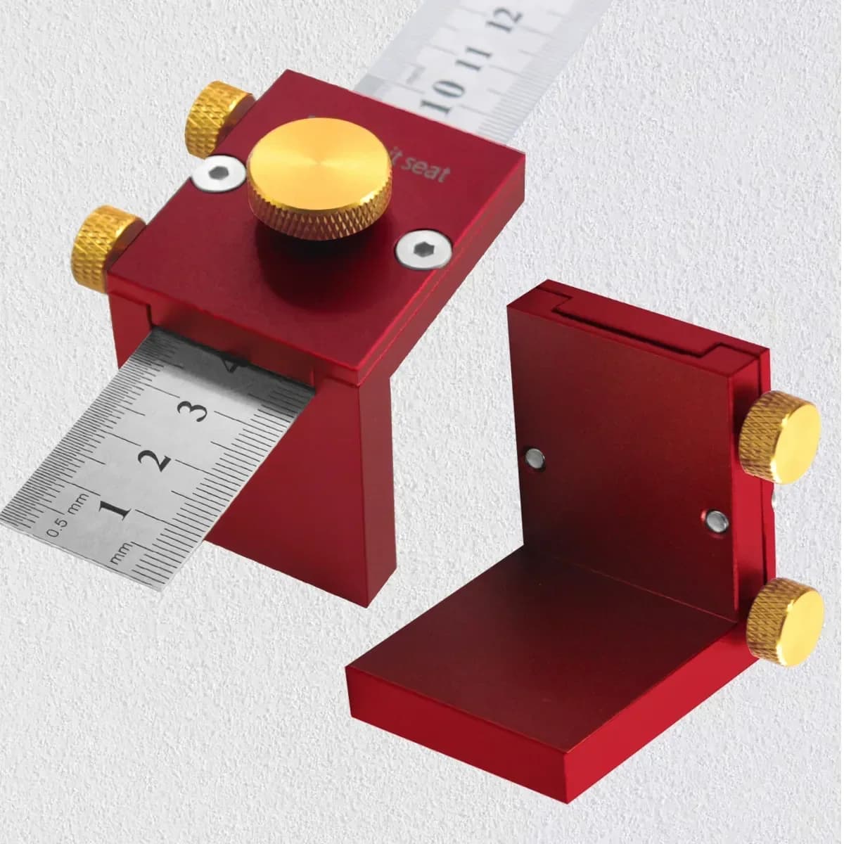 Aluminium-Winkelanreißer und Positionierblock