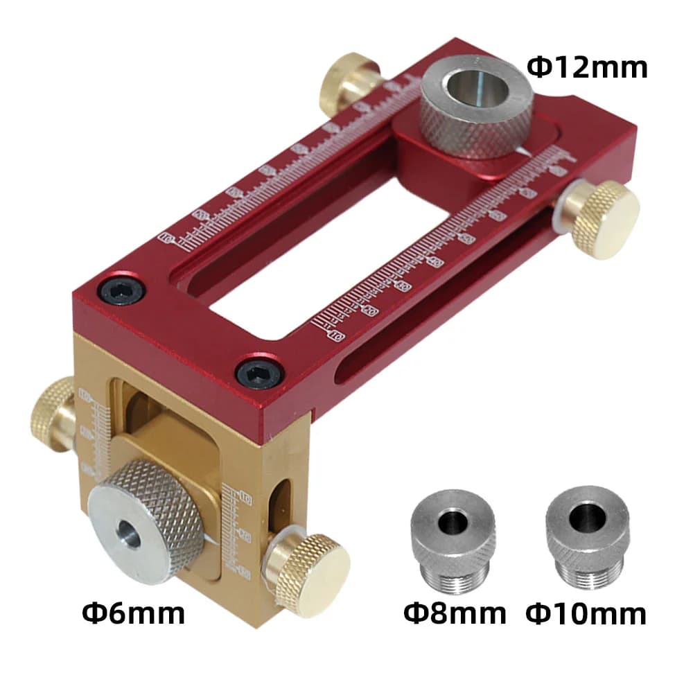 2-in-1 Dübelvorrichtung und Bohrer-Set, 6-15mm