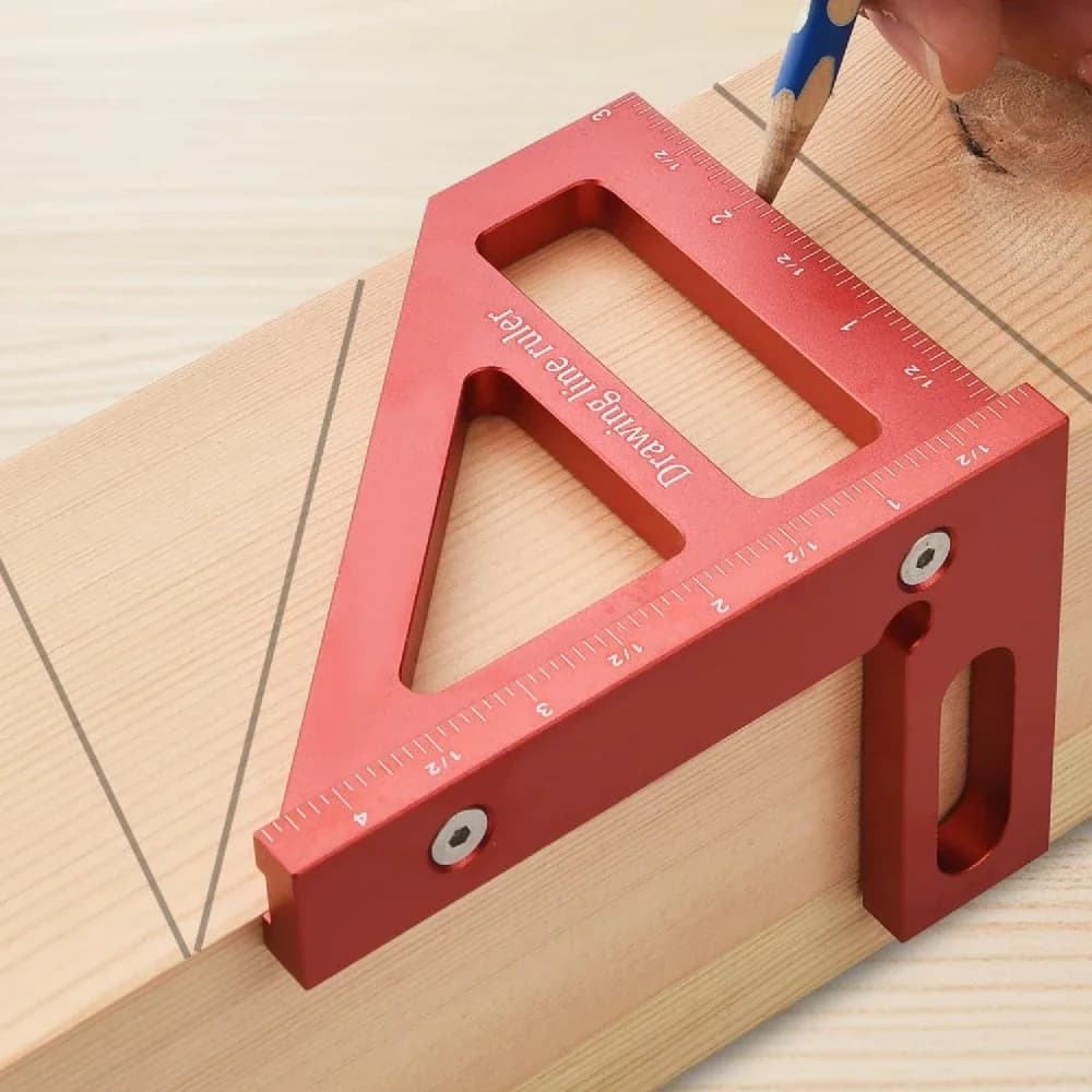 Aluminium-Winkelmesser mit mehrfachen Winkeln