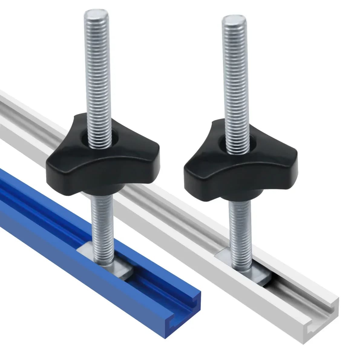 500mm Doppelschnitt-T-Nut-Schiene mit T-Bolzen-Knopf-Set