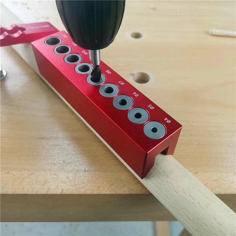 4-12mm Vertikaler Pocket-Hole-Dübelbohrführer