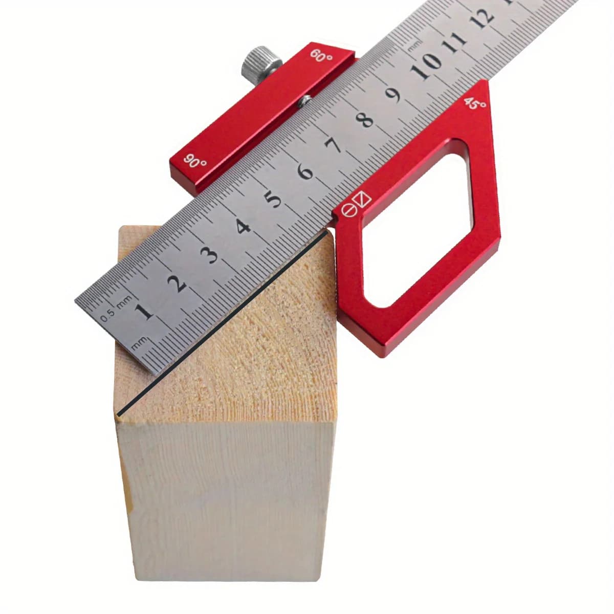 Stahl-Anreißlineal und Positionierblock-Set