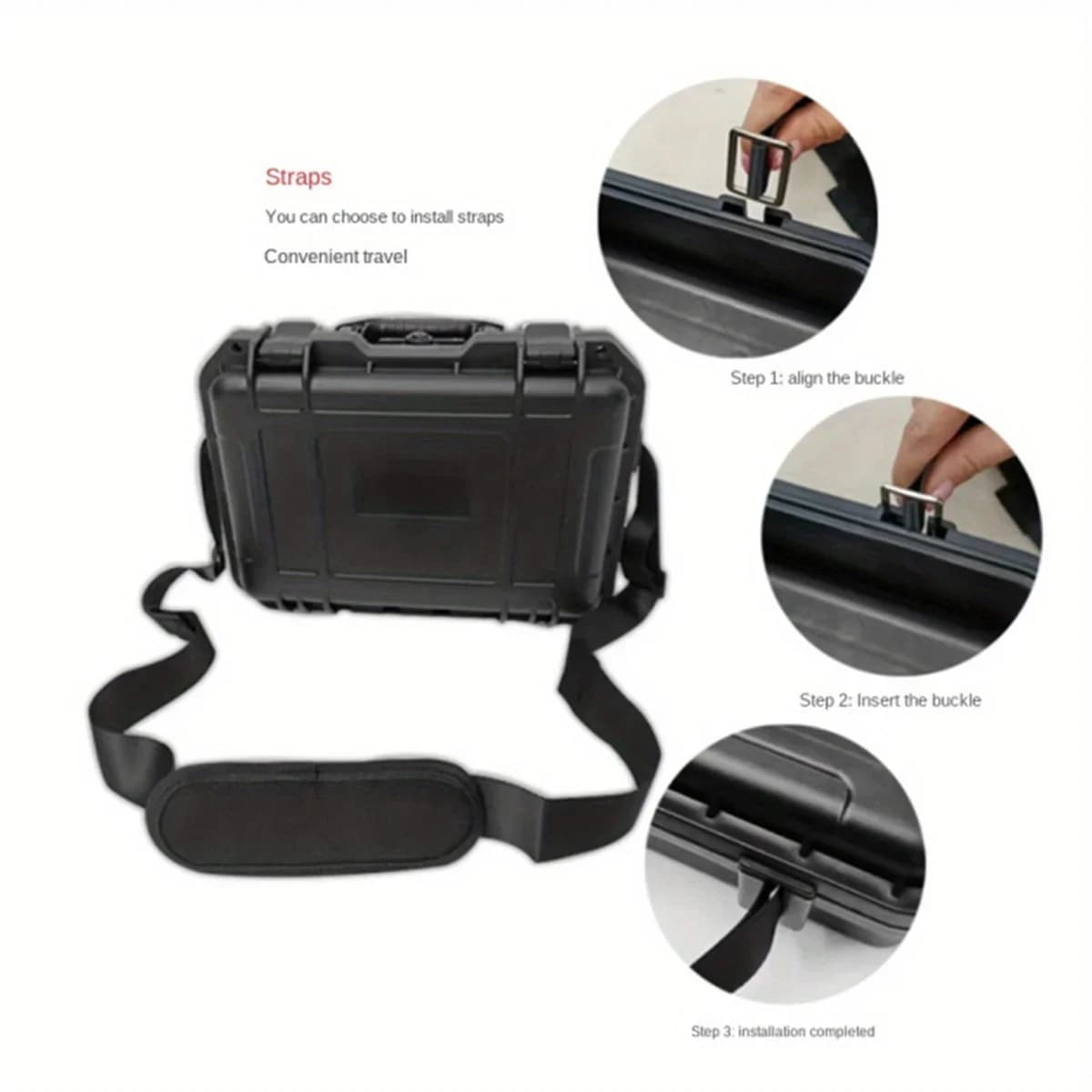 Wasserdichter Hardcase Transportkoffer mit vorgestanztem Schaumstoff