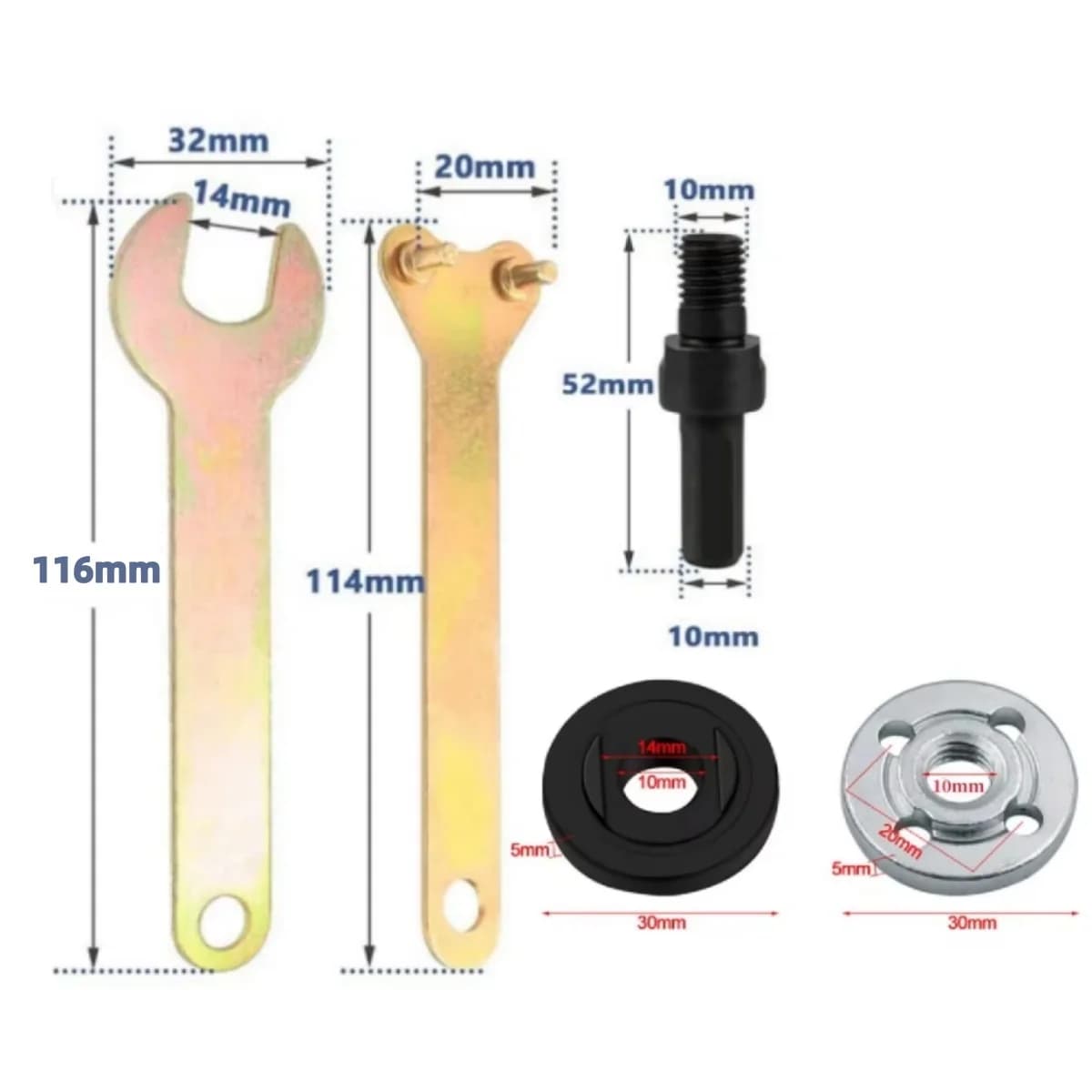 Adapter-Stange für 10-mm-Bohrmaschine zu Winkelschleifer