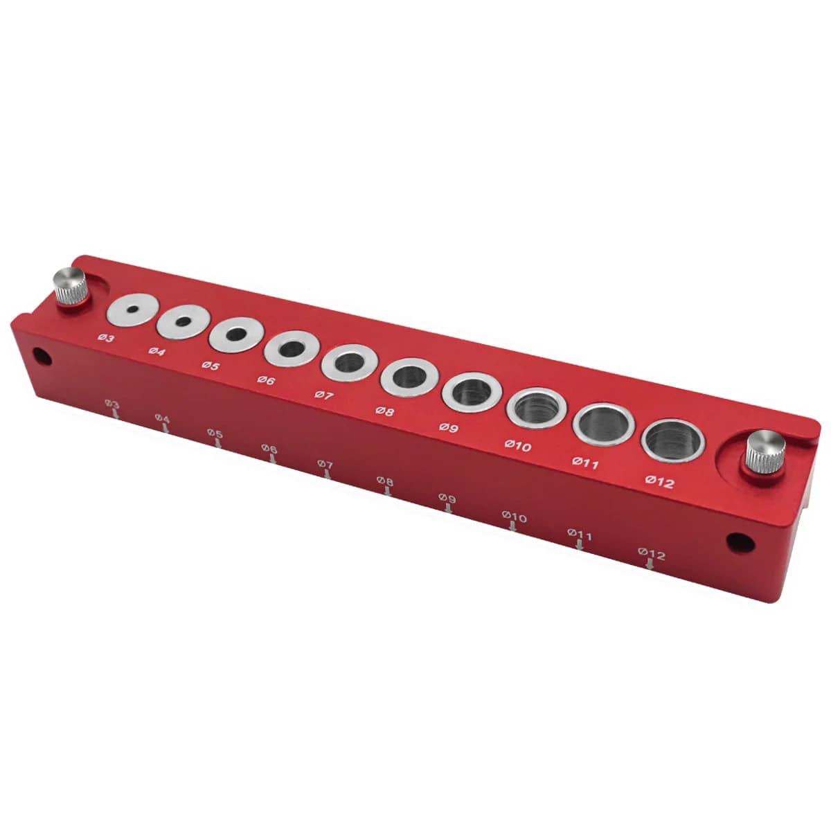 Selbstzentrierender Dübelbohrlehren-Kit für 3-12mm Löcher