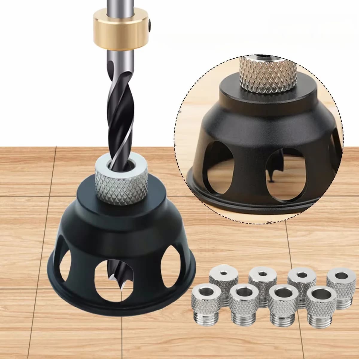 Vertikaler Dübelbohrständer-Kit aus Aluminium 3–10 mm