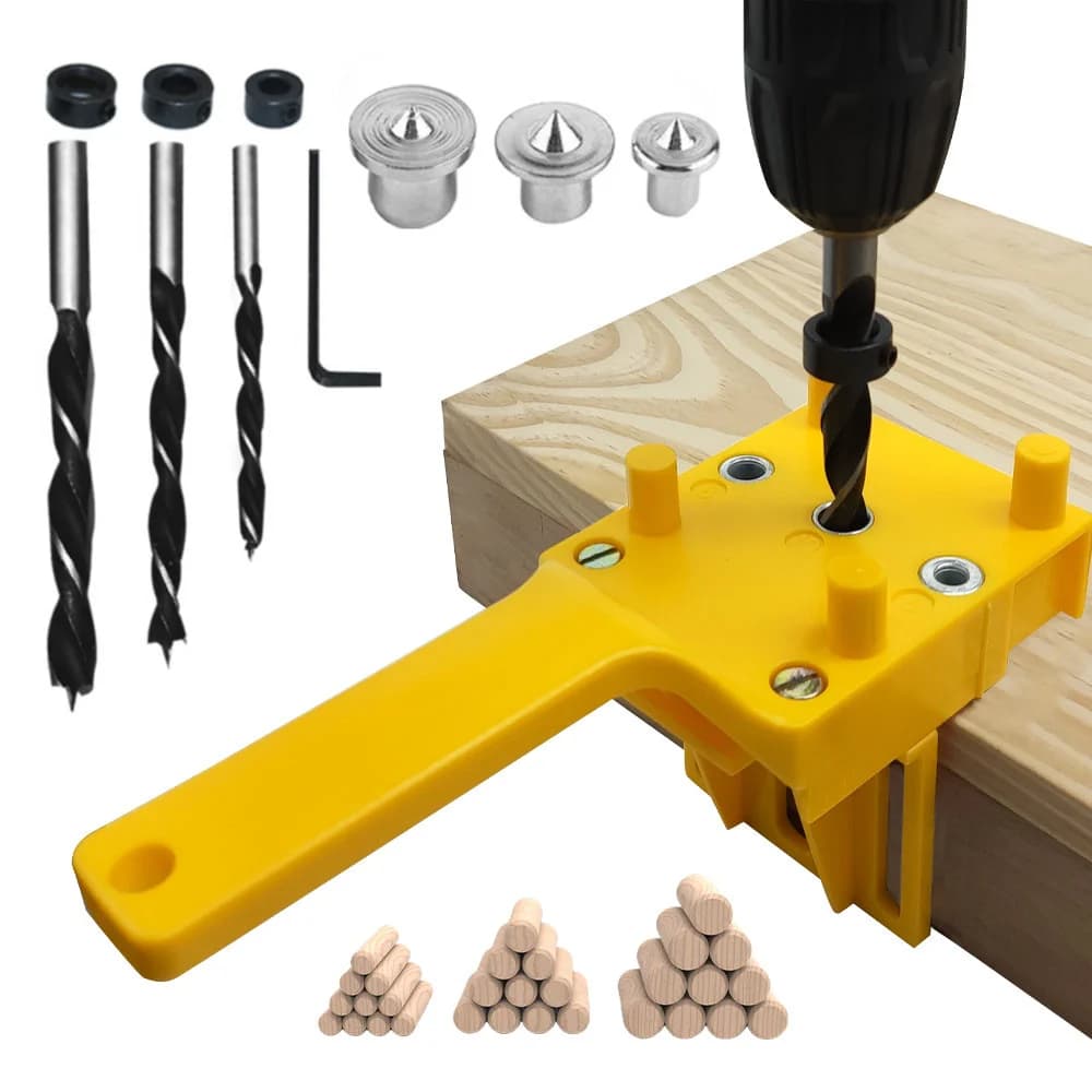 Holzdübel-Jig mit Metallhülsen, 6/8/10 mm