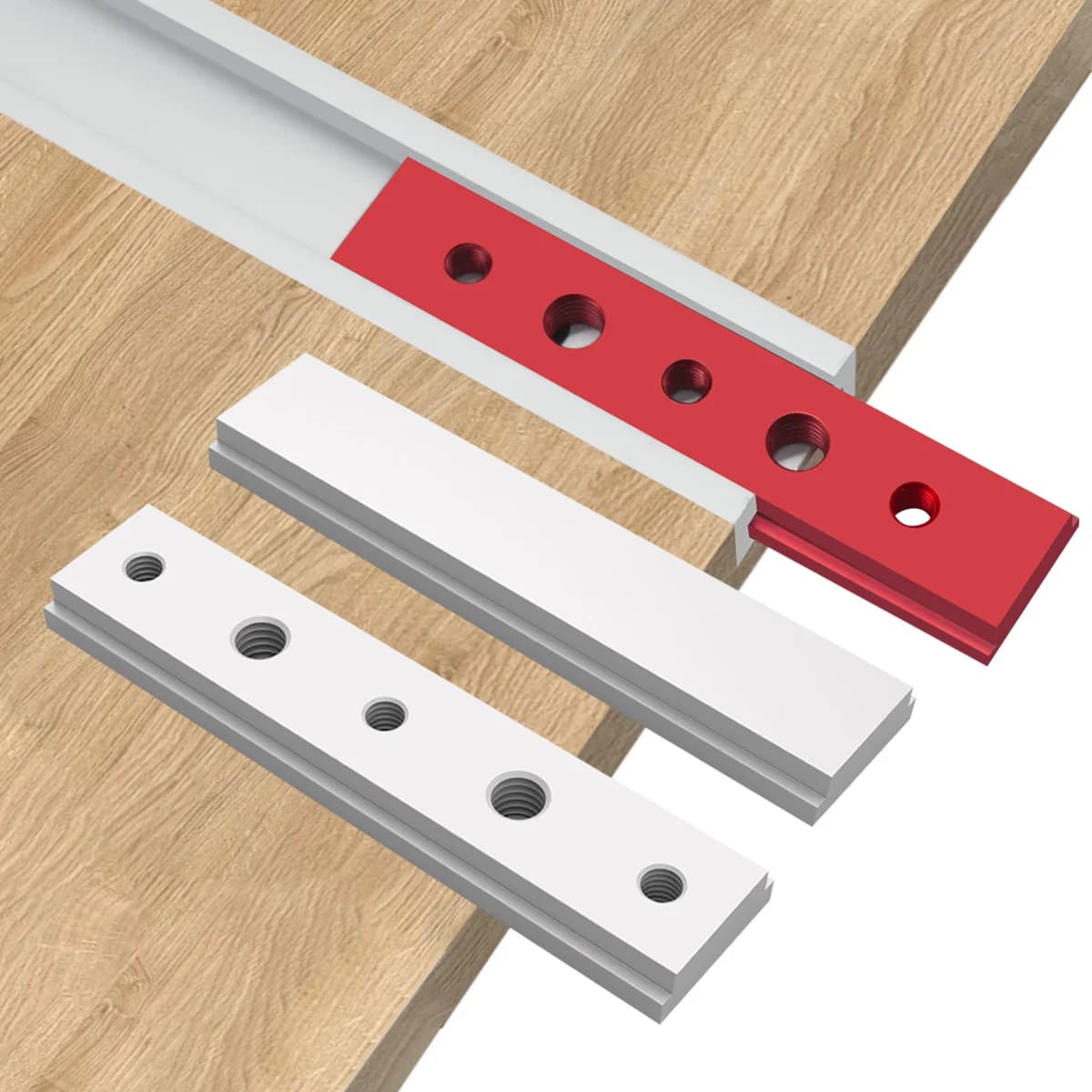 100mm Alu-Gehrungsleisten-Schlitten für T-Nut-Schienen