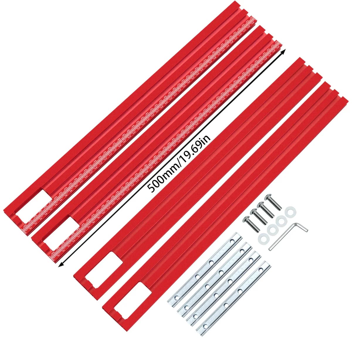 Verstellbares Aluminium-Frästisch-Anschlaglineal-System