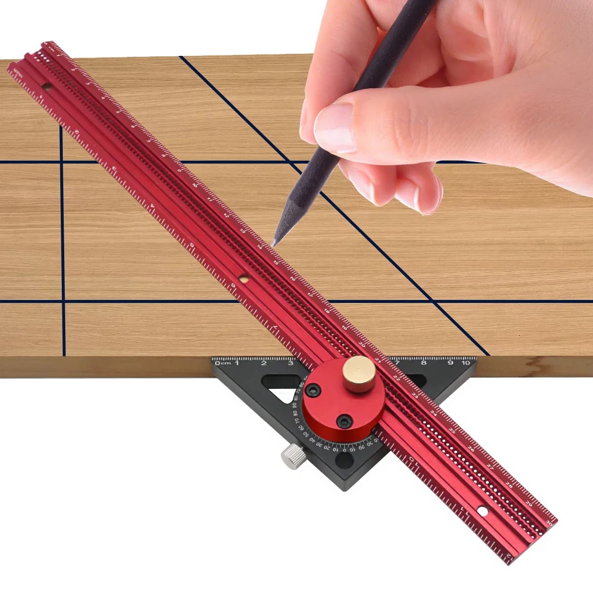 Präzisions-Aluminium-T-Lineal und Anreißlehre