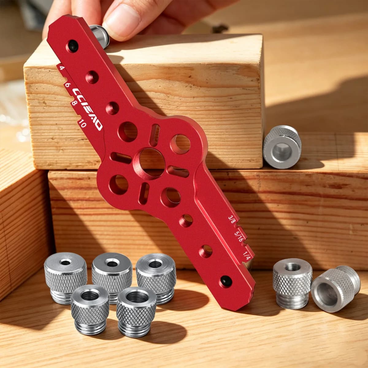 Verstellbarer Aluminium-Körner und Anreißhilfe