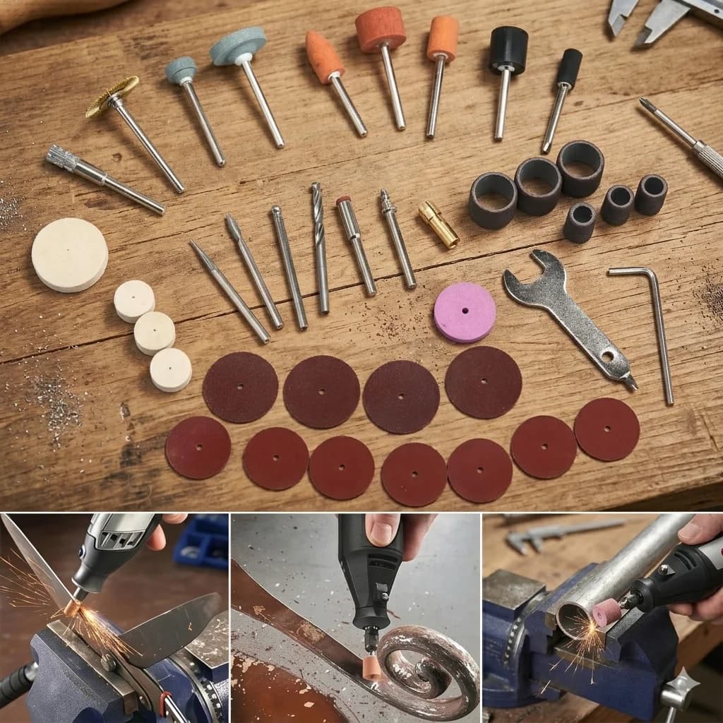 40-teiliges Rotations-Zubehörset für Mini-Bohrer