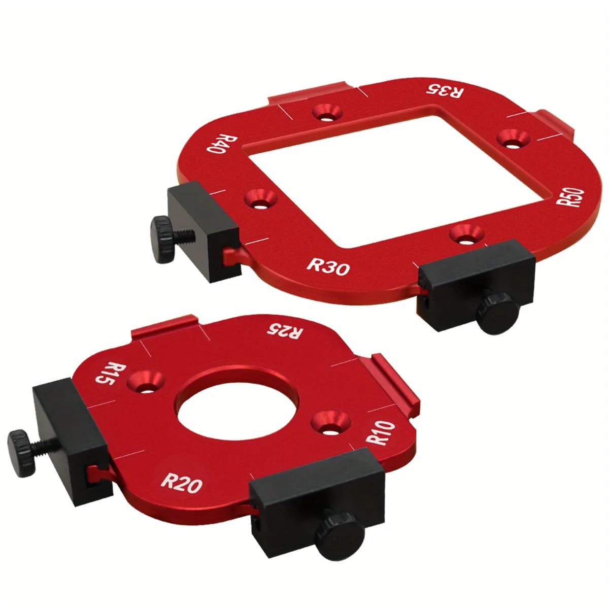 Aluminium-Rundungsschablonen-Set, R10-R50