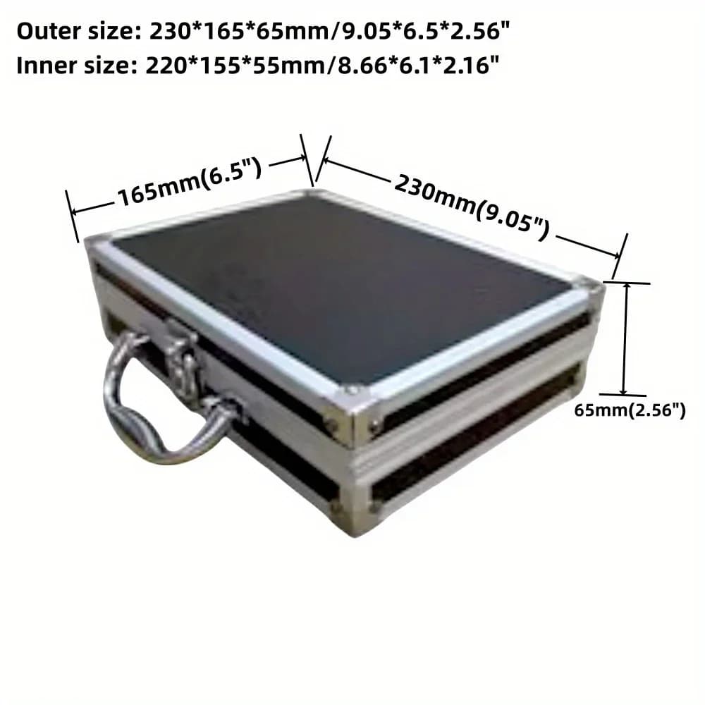 Tragbarer, schlagfester Aluminium-Werkzeugkoffer