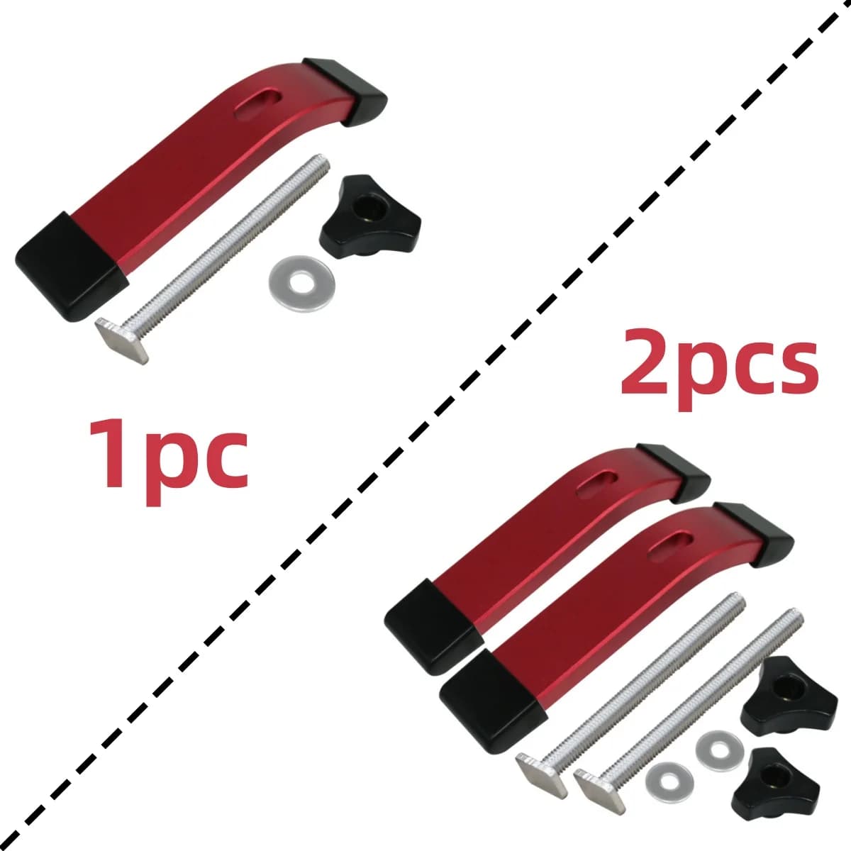 Aluminium-Schnellspanner-Halteklemmen für T-Schienen