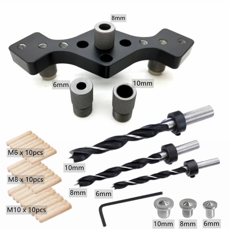 6/8/10mm Senkbohrlehre für vertikale Taschenlöcher
