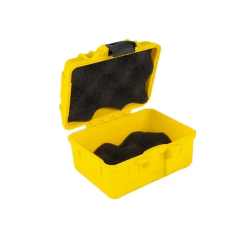 Tragbare Mini-Kunststoff-Werkzeugbox mit Schaumstoff, 125x112x70mm