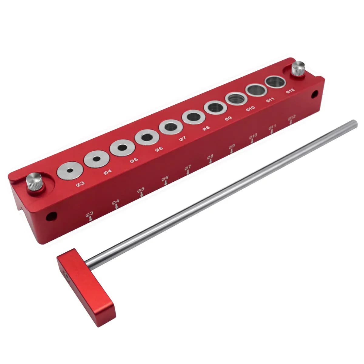 Selbstzentrierender Dübelbohrlehren-Kit für 3-12mm Löcher