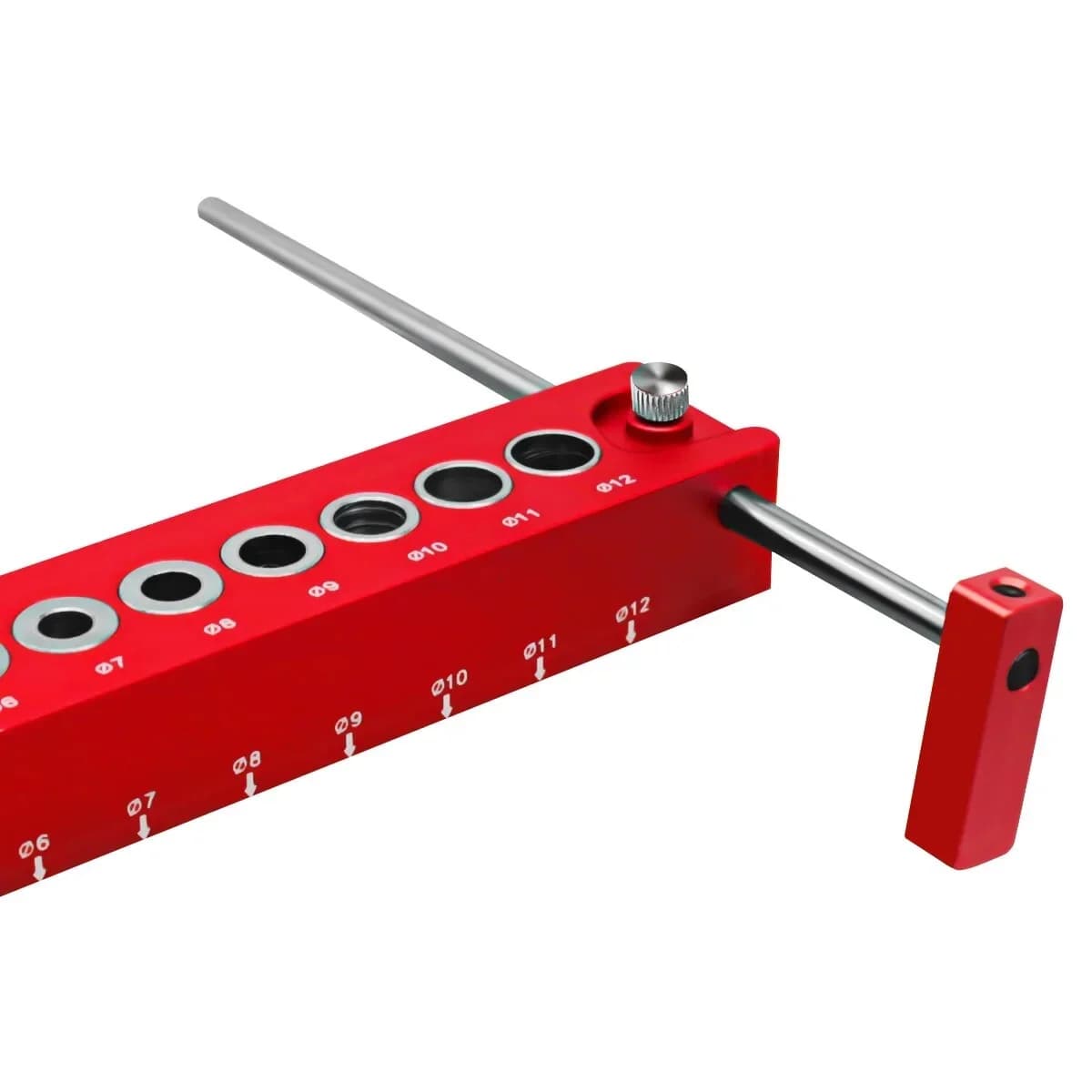 Vertikaler selbstzentrierender Taschenloch-Bohrlehre, 3-12 mm