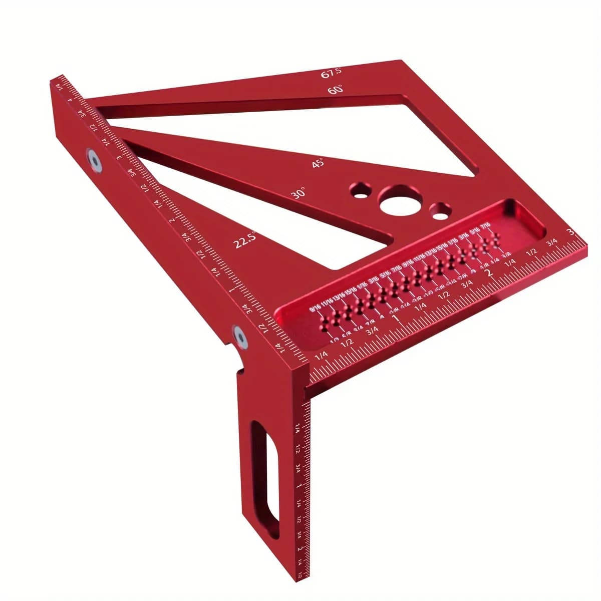 Mehrwinkel-Aluminium-Anschlagwinkel und Winkelmesser