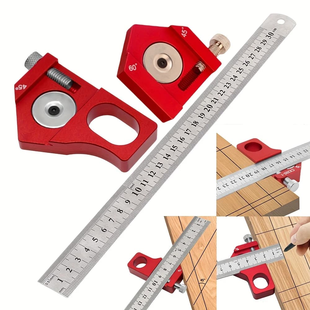 0-300mm Kombinations-Winkelmaß mit geätzter Skala