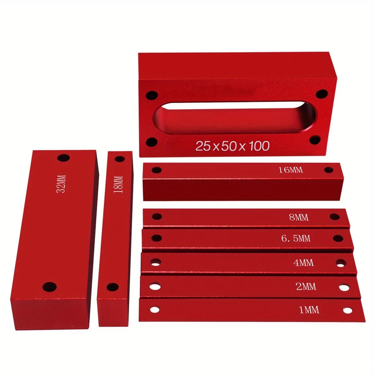 9-teiliger metrischer Endmaßkasten / Höhenlehren-Set
