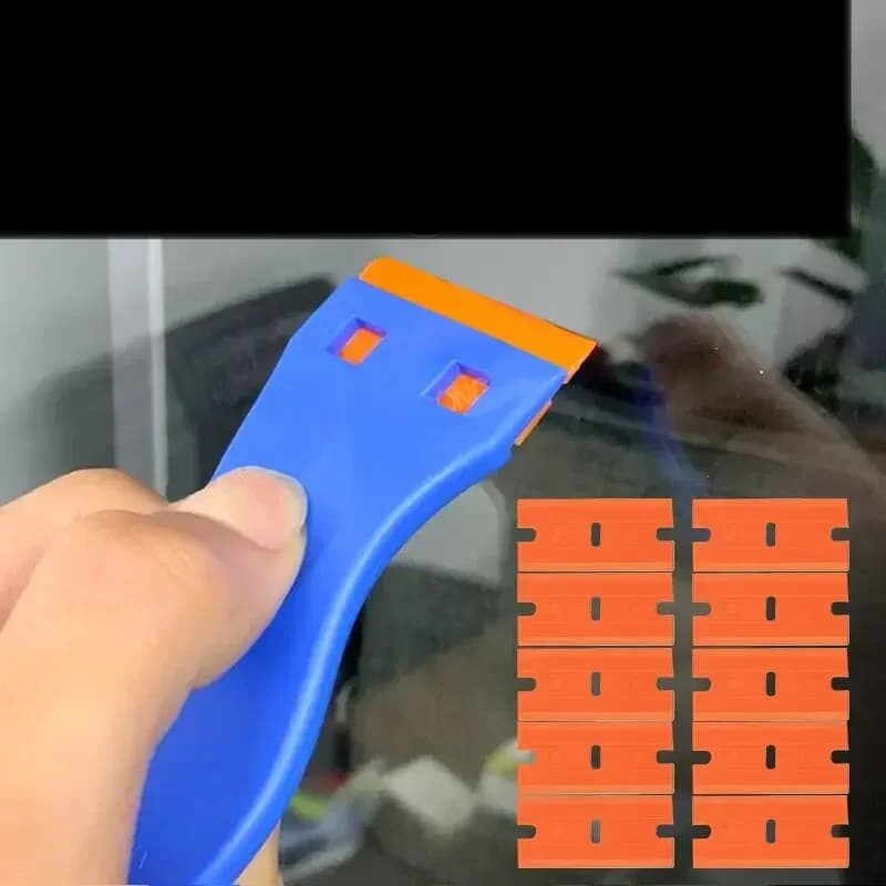 Kunststoff-Rasiermesser-Kratzer mit Klingen für Glas