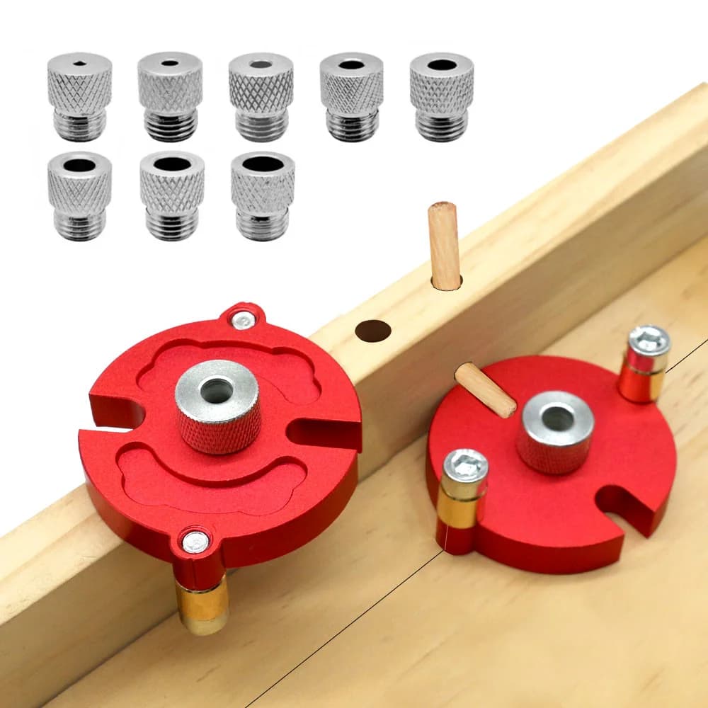 Holzdübel-Bohrlehre Kit, 3–10 mm, selbstzentrierend