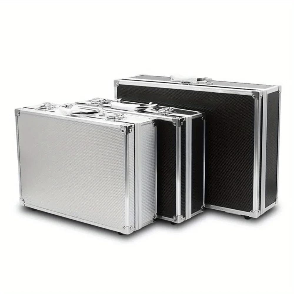 Tragbarer, schlagfester Aluminium-Werkzeugkoffer