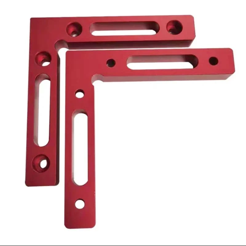 2er-Pack Aluminium 90-Grad-Winkelmesser-Klammer