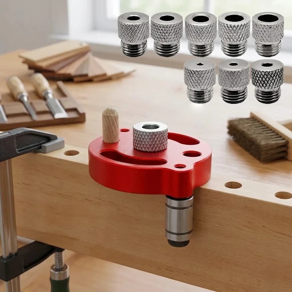 Verbesserter selbstzentrierender Dübelbohrlehre, 3-10mm