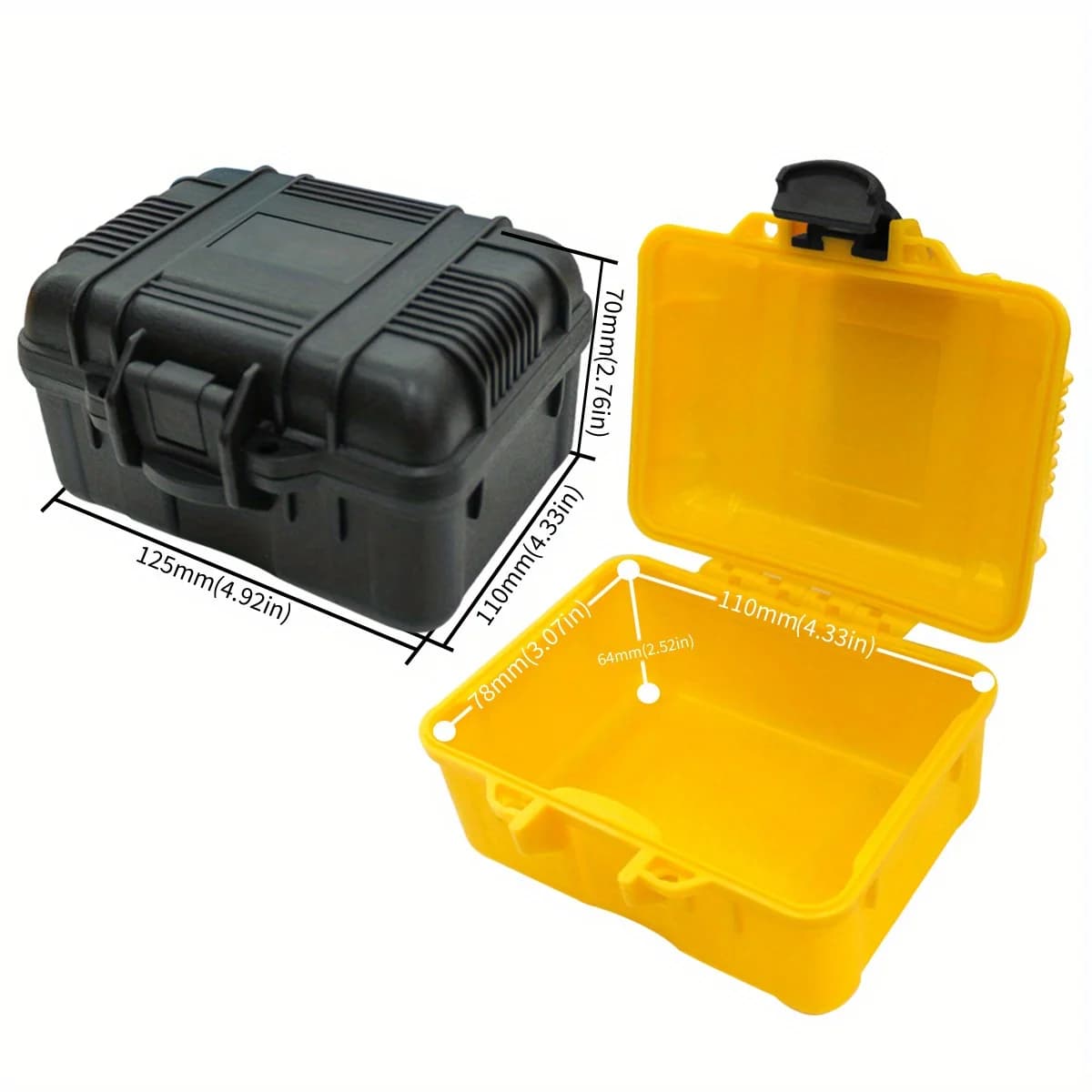 Robuste Kunststoff-Uhrenaufbewahrungsbox und Organizer