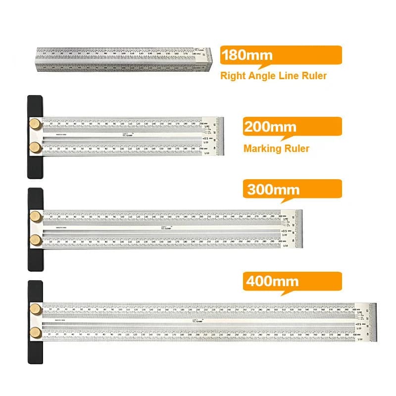 Präzisions-Anreißlehre mit Lochskalierung aus Edelstahl
