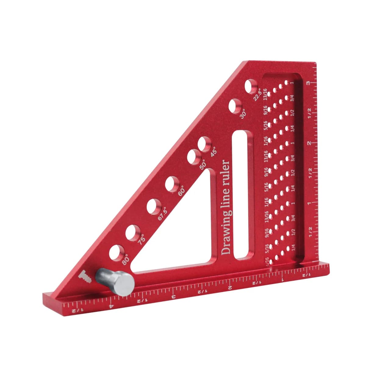 Aluminium-Winkelmesser mit Dübelstiften