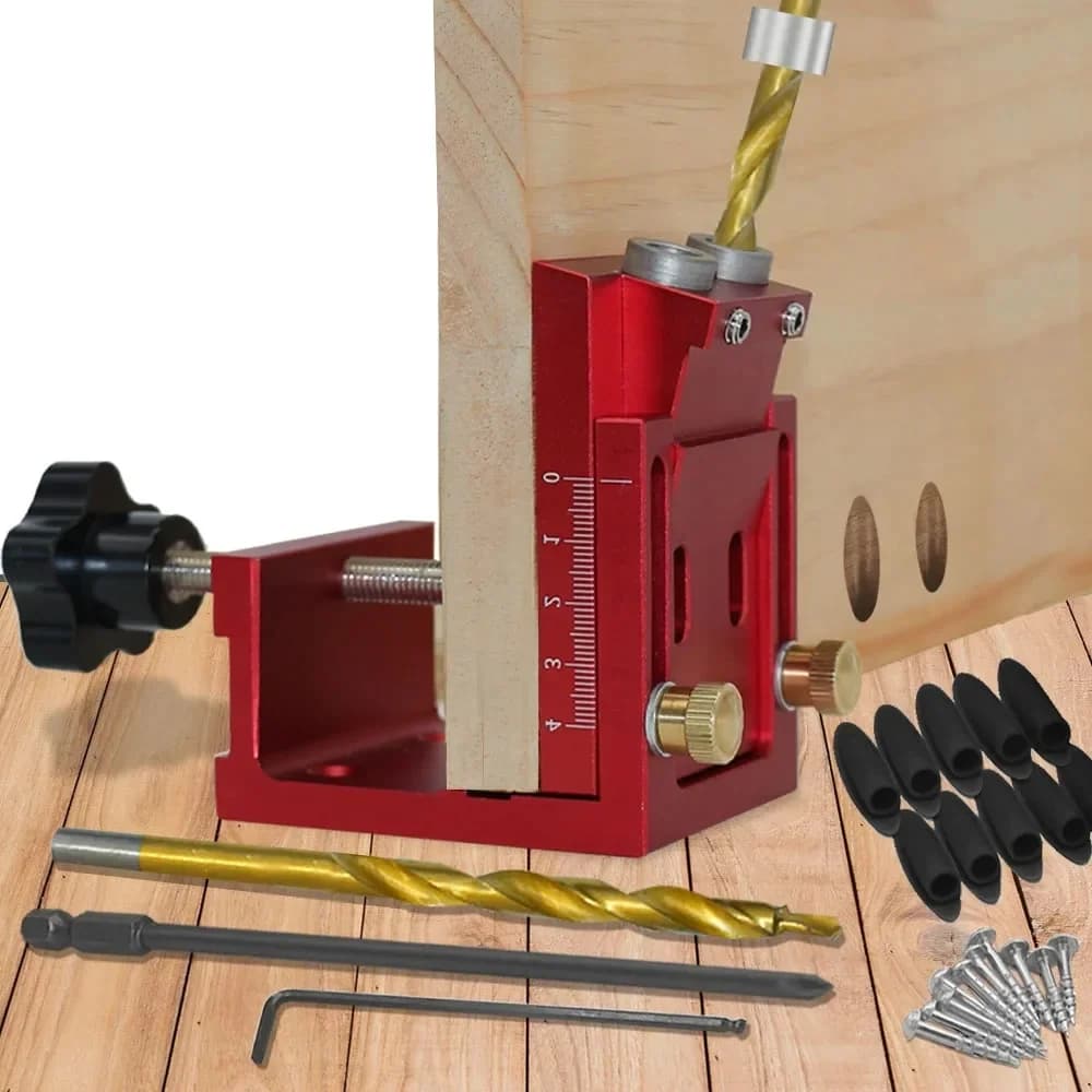 Verstellbares Taschenschrauben-Set mit 9mm Bohrungslehre