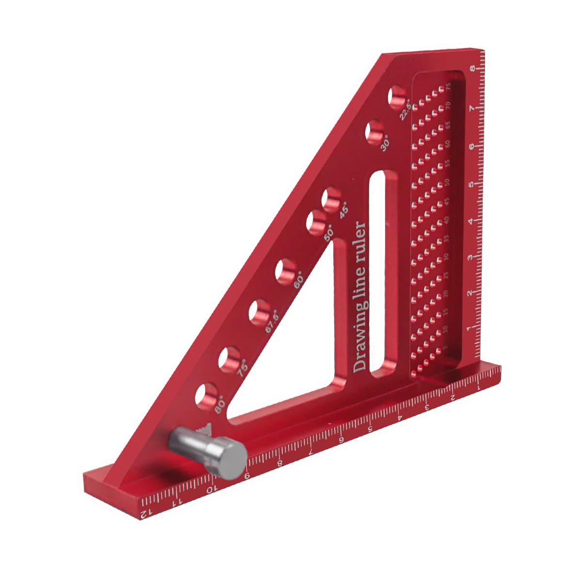 Aluminium-Winkelmesser mit Dübelstiften
