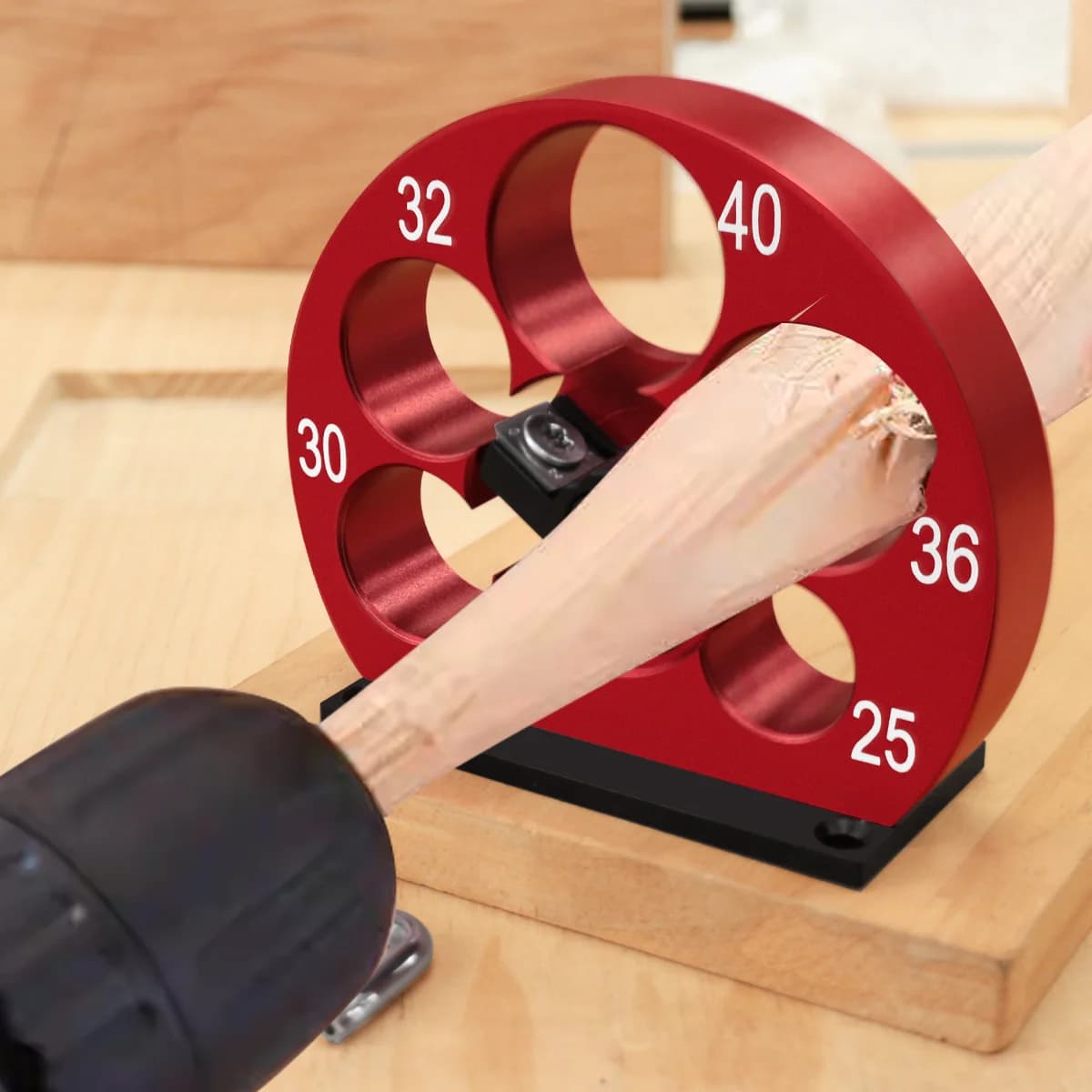 Einstellbarer Dübel-Fertiger mit 5 Löchern, 25-40 mm