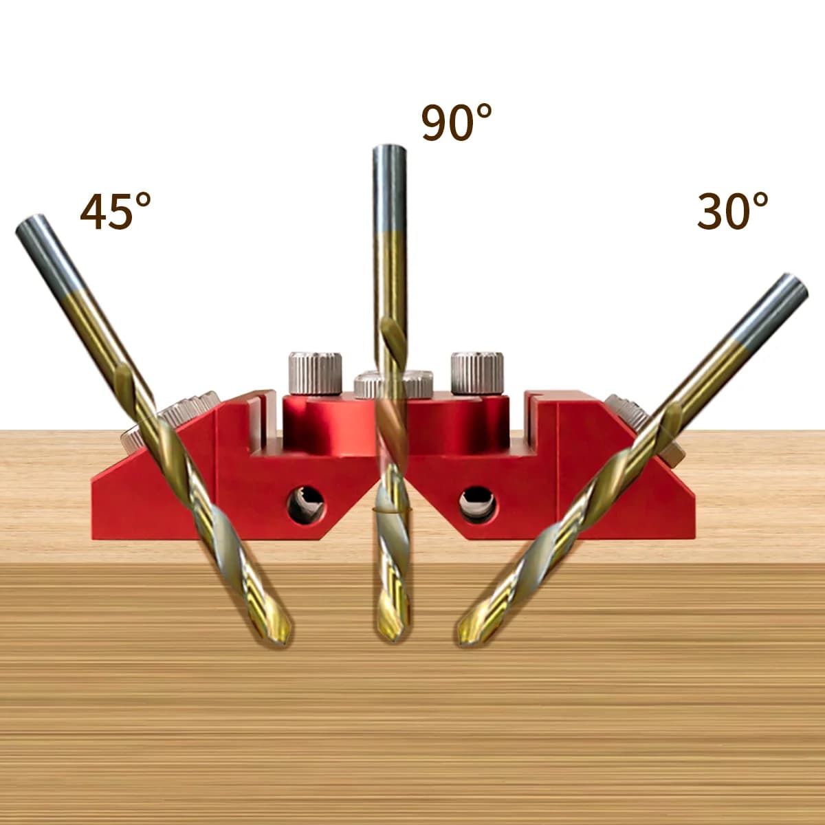 Multi-Winkel-Aluminium-Taschenlochbohrlehre Kit