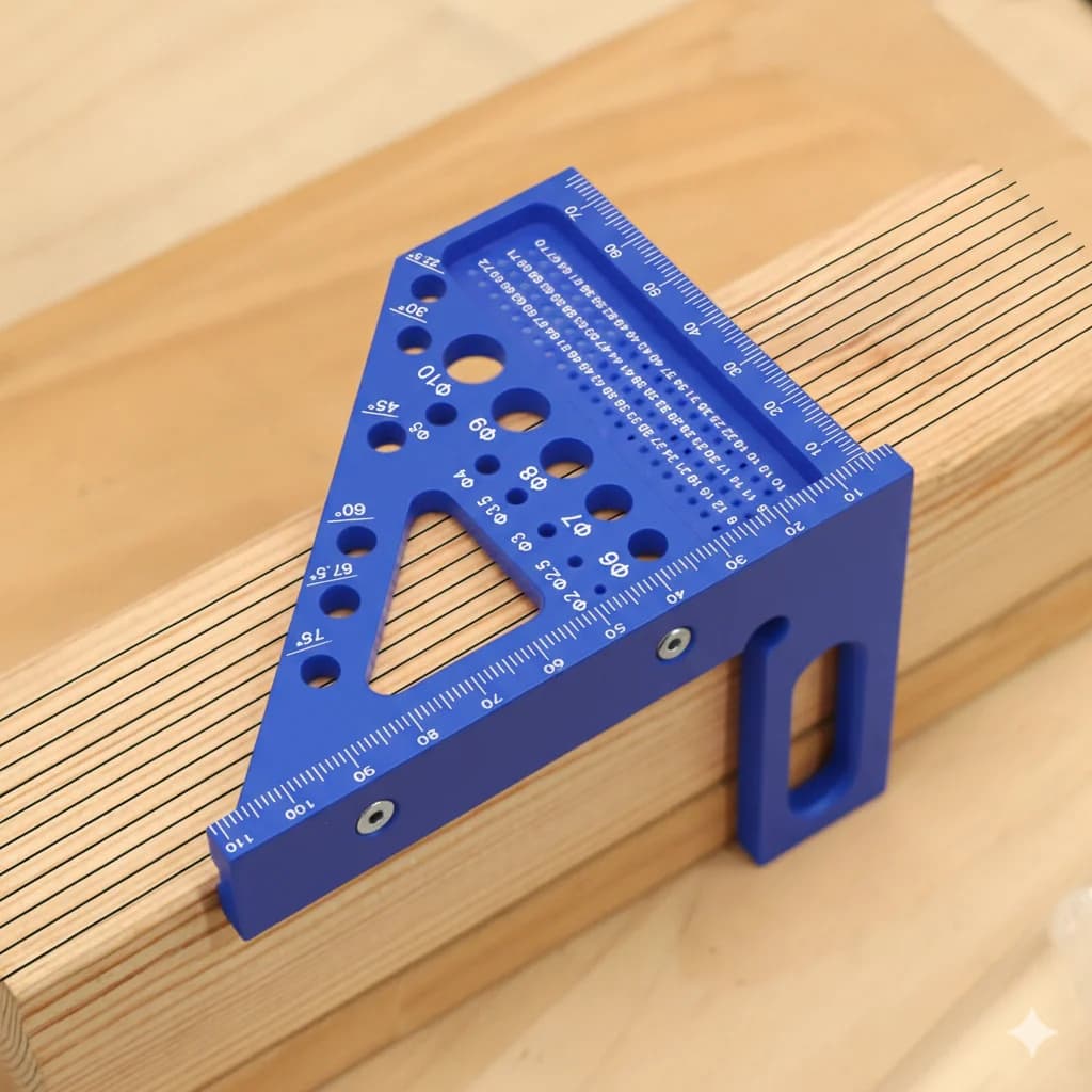 3D-Winkelmesser mit multiplen Winkeln für die Holzbearbeitung