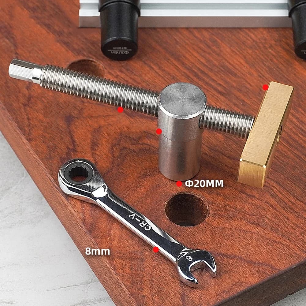 Messing-Bankhundeinsätze für 3/4" und 20mm Löcher