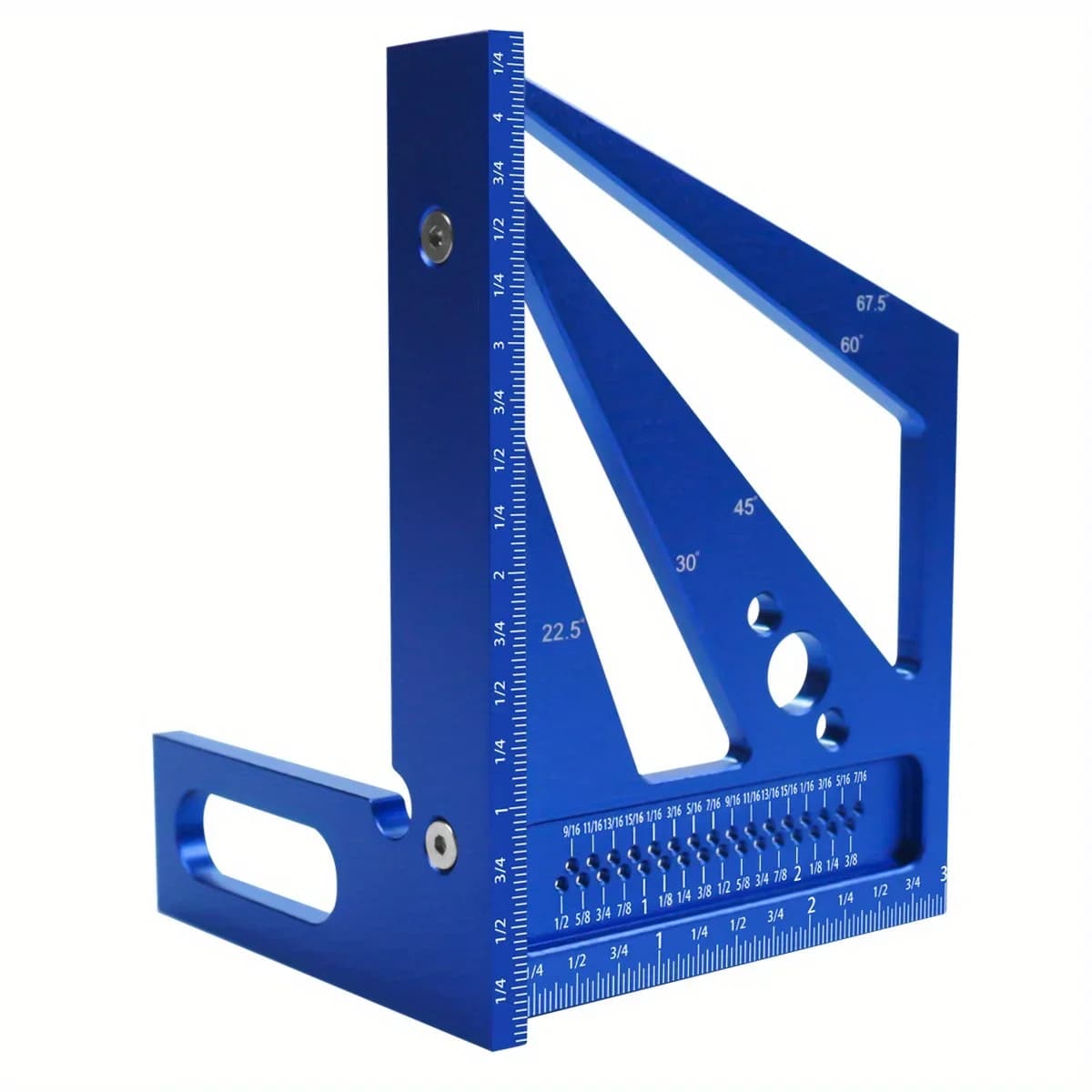 Aluminium-Multiwinkel-Winkelmesser-Lineal 22,5-90 Grad