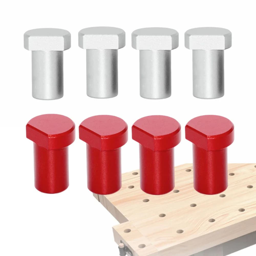 4-teiliger Anschlaghaken-Satz aus Aluminium, 19/20mm