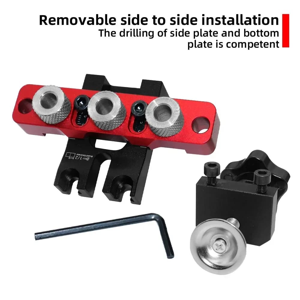 3-in-1 verstellbarer Holz-Dübeljig-Kit