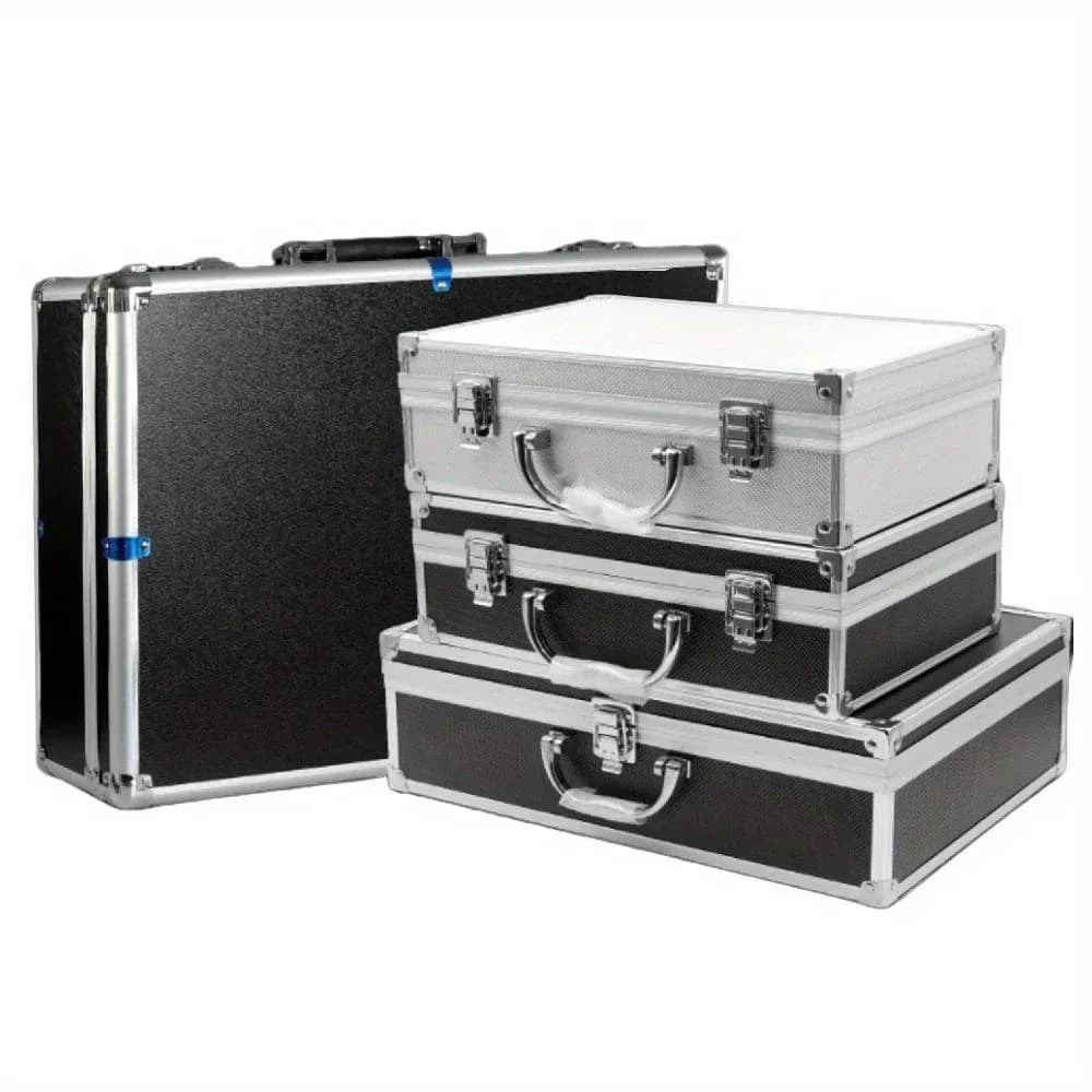 Tragbarer, schlagfester Aluminium-Werkzeugkoffer