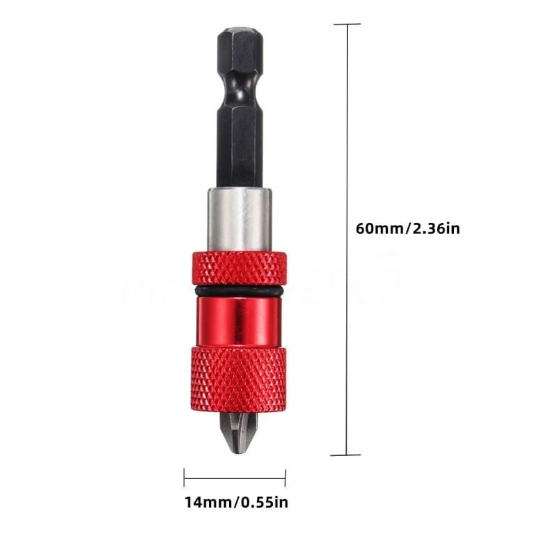 60 mm verstellbare magnetische Sechskant-Schraubendreher-Bitverlängerung