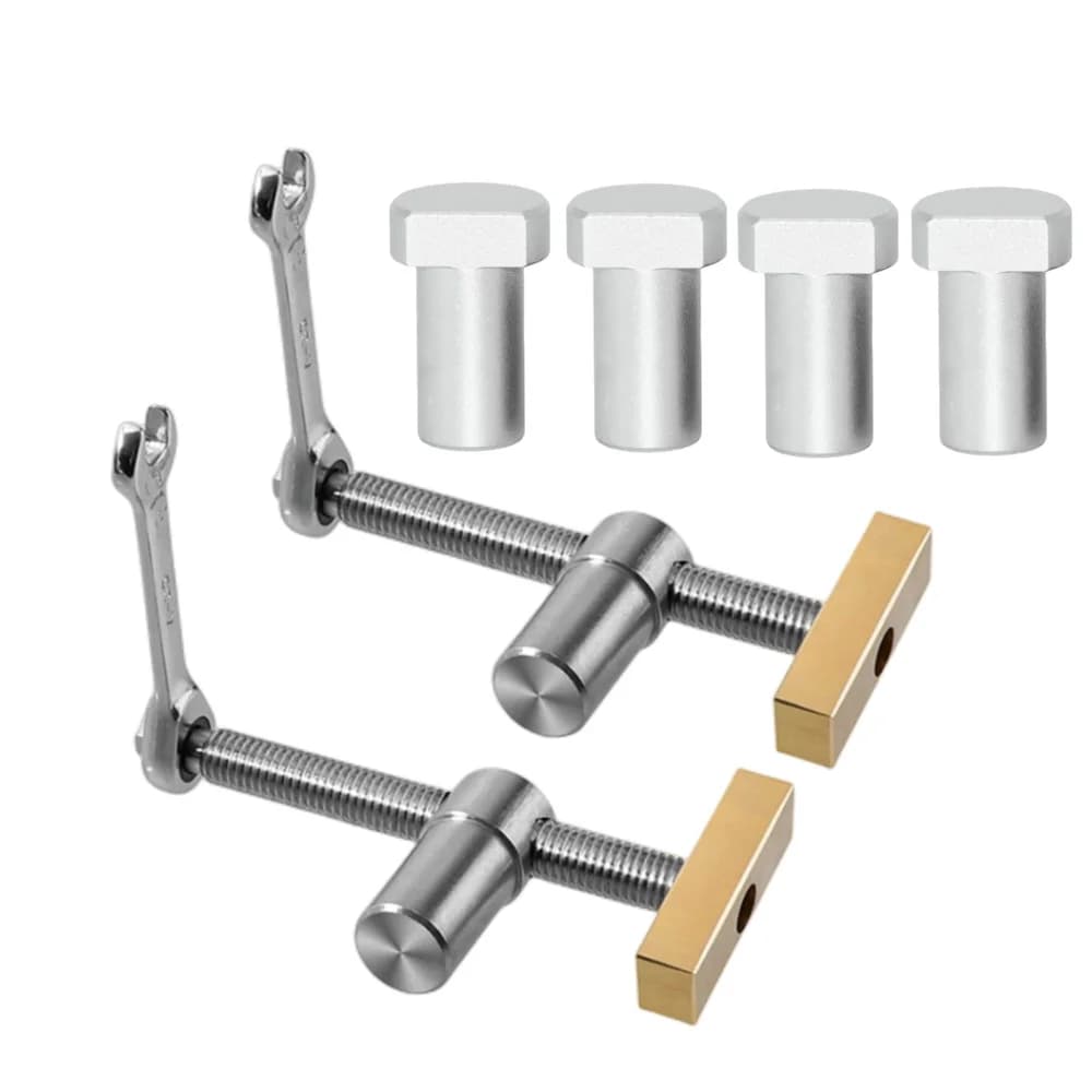 Messing-Auflagen für Bankhaken für 19/20 mm Löcher